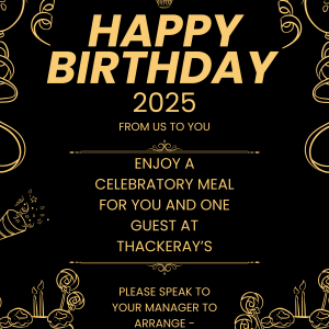OUR BIRTHDAY GIFT FOR YOU